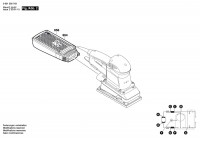 Bosch 0 601 292 703 Gss 230 Ae Orbital Sander 230 V / Eu Spare Parts